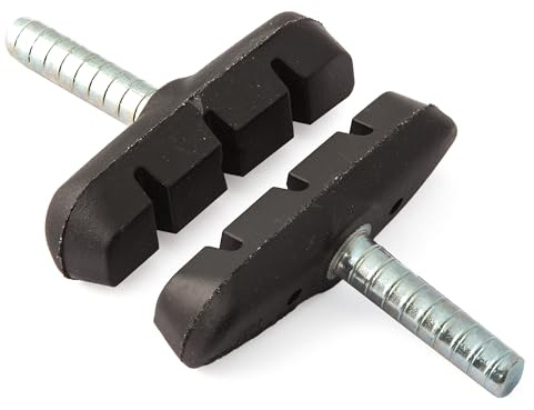 Clarks Mountain Rim Replacement Brake Pads - Pair of 55mm Non-Threaded V-Type Brake Pads for Cantilever Brake Systems Compatible with Mountain Bikes