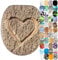 Sanilo Soft Close Toilet Seat, Wide Choice of New Toilet Seats, Stable Hinges, Easy to Mount (True Love)
