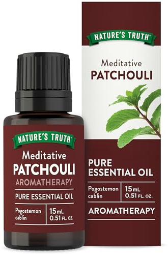 Nature's Truth Patchouli Essential Oil | 15 mL | 100% Pure | Natural & Undiluted | GC/MS Tested | Great for Diffusers