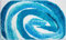 Grund COLANI Exklusiver Designer Badteppich 100% Polyacryl, ultra soft, rutschfest, ÖKO-TEX-zertifiziert, 5 Jahre Garantie, Colani 42, Badematte 60x100 cm, türkis