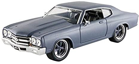 Jada Toys – 97835G – Chevrolet Doms Pferd SS – Fast and Furious – Maßstab 1:24 – Grau matt