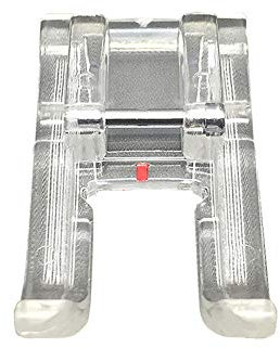 SNAP ON Open Toe Zig ZAG,Embroidery Foot, Compatible for Brother, JANOME, Toyota, New Singer Domestic Sewing Machines