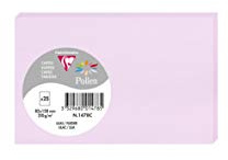 Clairefontaine 1478C Packung (mit 25 Karten Pollen, 82 x 128mm) 210g, Flieder