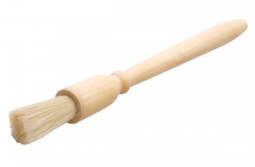 Wood and Pure Bristle Pastry Brush