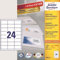 AVERY Zweckform Universal-Etiketten 64,6x33,8 mm VE=5280 Stück weiß