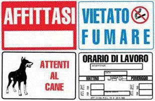 Cartello Segnaletico - Segnaletica di informazione Entrata Libera 30x20cm