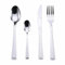 Bergner Livorno - Set de Cubiertos de 16 Piezas 6 Cuchillos De Mesa - 6 Tenedores De Mesa - 6 Cucharas De Mesa - 6 Cucharas De Té - Fabricados Acero Inoxidable - Acabado Pulido Mate - Fácil de Lavar