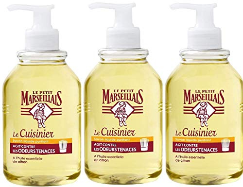 Le Petit Marseillais - Liquid Soap Pump for Kitchen - 300 ml - Pack of 3