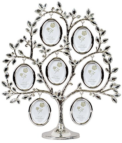 Roman Family Tree Collage 7 Photo Frame 11 Inch