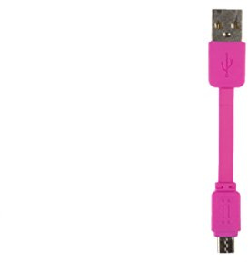 aiino italian ideas aicmcrusbmini-pk Micro USB Cable, Pink