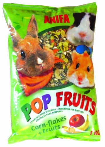 Aime Friandise pour Lapins/Rongeurs/Pop Snack Fruits/Snack Savoureux Mélange de Fruits/Céréales