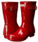 Hunter Donne Org Short Gloss Wellington Boots, Rosso (Militare Rosso), 8 UK 42 EU