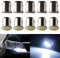 YM E-Bright Ampoule Led Voiture, P21/5W BAY15D 1157 22SMD Led Clignotant Ampoule 12V 6000K Pour Feu Arrière, Feux de Recul, DRL Feux de Jours, Ampoules de Stop.(10PCS Blanc)[Classe énergétique A++]
