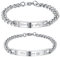 COAI Geschenkideen Partner Armband mit Her King und His Queen Gravur