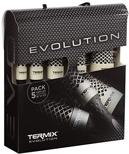 Termix MLT-EVO5S Evolution Soft - Juego de cepillos térmicos (5 unidades)