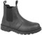 Unisex Black Leather Safety Dealer Boot - Grinder, Black Leather, 15 UK