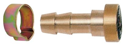 Mecafer 156021 Baïonnette cannelée tuyau 8 x 13 2 pièces + Colliers