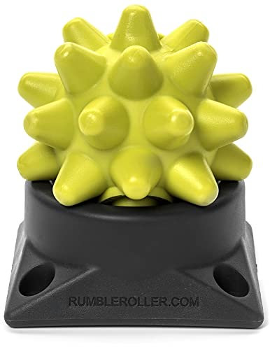 RumbleRoller Faszien Ball für 3D-Sportmassage und Triggerpunkt-Therapie (Grün, Weiß) (Grün)