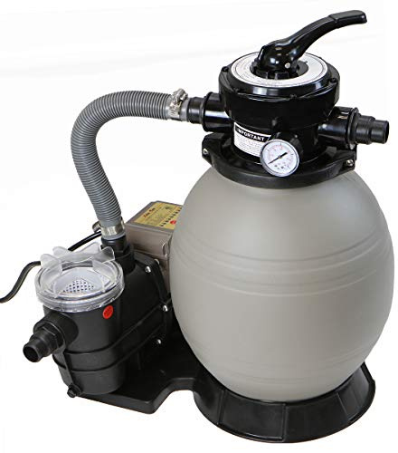 Lunriwis XtremepowerUS 2640GPH - Set di filtri a sabbia da 13, 3/4HP Digital Programmer Timer Above Ground Swimming Pool Pump