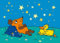 modern times -3er Set Postkarte SENDUNG MIT DER MAUS - Motiv: STERNENHIMMEL, Anlass: Kindermotive Liebe/Romantik, Künstler/Verlag SCHMITT-MENZEL/STREICH, Größe: A6