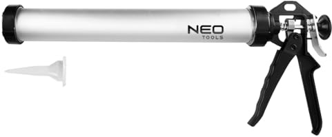 NEO Silicone Sausage Combi Gun, Caulking Gun with nozzle, 600ml, (Neo 61-006)