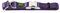 HUNTER VARIO BASIC ALU-STRONG Halsung, Hundehalsband, Nylon, Aluminium Steckverschluss, L, violett