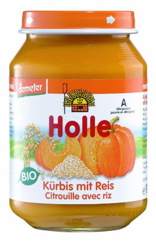 Holle Kürbis mit Reis, 6er Pack (6 x 190 g) - Bio