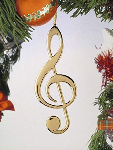 Chiave di Violino – Ornamento in oro 13 cm