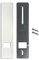Placca / Copriavvolgitore Olivari mod. Tevere 264x57 mm bianco / nero