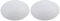 2 Stück Home Xpert Türstopper, Türpuffer BUMMS, Ø 60 mm Höhe: 15 mm, weiß, aus Kunststoff