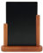 SECURIT - Tischtafel - Doppelseitige Menükartentafel - Buchenholzausführung, lackiert - Für Cafés, Bars, Restaurants - 15 x 21 cm - Mahagoni