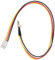 Goobay 93631 PC Fan Power Extension Cable, 3-Pin Male/Female Connector, 0.3m Length