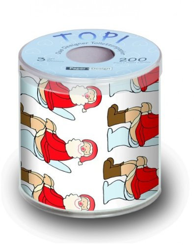 Toilettenpapier mit Weihnachtsmotiv Oh