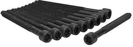 AJUSA 81039300 Zylinderkopfschraubensatz Kompatibel mit VW Golf 6 5K1 06D103385Dx10 06D103385D10x