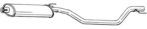 Bosal 284-383 Mittelschalldämpfer