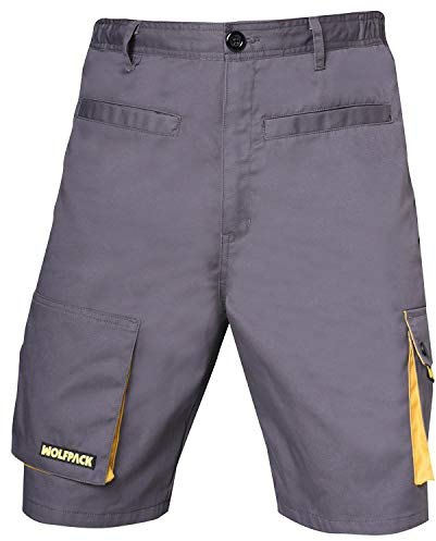 Wolfpack 150171 Modische Herren-Shorts , 15017120,Grau, L (46/48 )