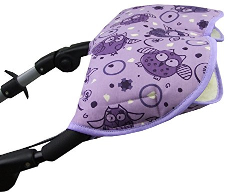 BAMBINIWELT universaler Muff Handwärmer Handschuhe für Kinderwagen Buggy Jogger mit Wolle EULEN ($6) XX