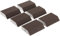 3M CP040-6P Angled Sanding Sponge, 4-7/8 in. x 2-7/8 in. x 1 in. / 6-Pack