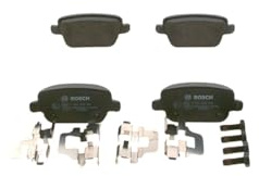 Bosch BP1150 - Brake Pads Car Rear Axle - 1 Set of 4 Pads | Bosch Quality - Reduced Noise and Dust - ECE-R90 Certified - Copper-Free