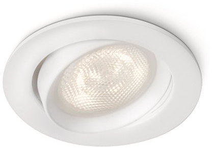 Philips Ellipse LED Einbaustrahler weiß, 1 x 4 W)