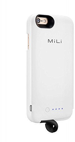 MiLi Power, Custodia ultra sottile, per Apple iPhone 6, bianco, Apple iPhone 6/6S