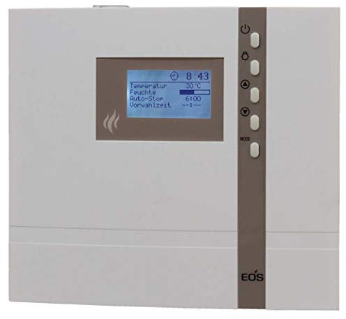 EOS Saunasteuerung ECON D4 I Für die rein finnische Sauna I Inkl. Temperaturfühler I Die umfangreichste EOS Econ Saunasteuerung I Für Privat und Gewerbe I Saunatechnik D4