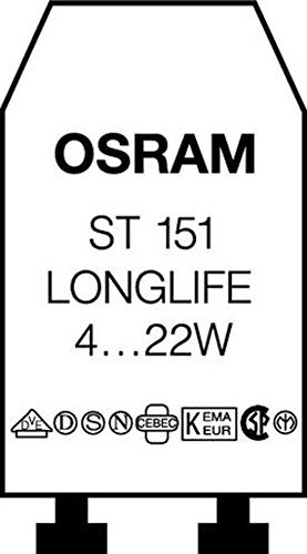 OSRAM Lot de 5 Starters ST151 LONGLIFE pour lampes fluorescentes de 4-22W