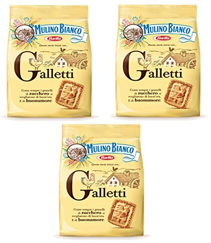 3x Mulino Bianco Kekse Galletti 350g Italien biscuits cookies kuchen brioche