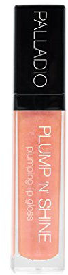 Palladio Plump N Shine Lip Gloss Creamy Pink 0.19 Ounce