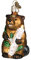 Old World Christmas 12194 Wildtiere Tiere Glas geblasene Ornamente für Weihnachtsbaum Eager Biber braun