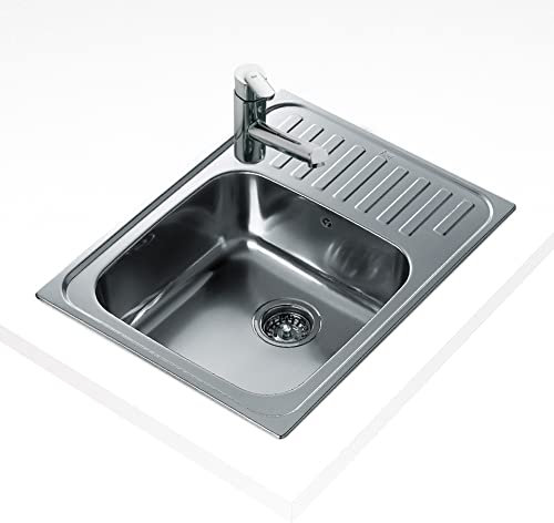 Fregadero Teka Classic 1C ½D 650 Color Inox Ref 10119059 Mueble De 50 Cm