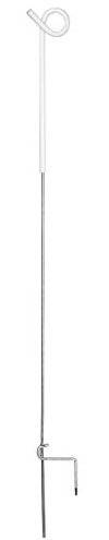 Kerbl Federstahlpfahl, 109cm, galv. Ø6.5mm