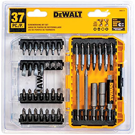 DEWALT Power Driver Bit Set, 37 Piece + Case