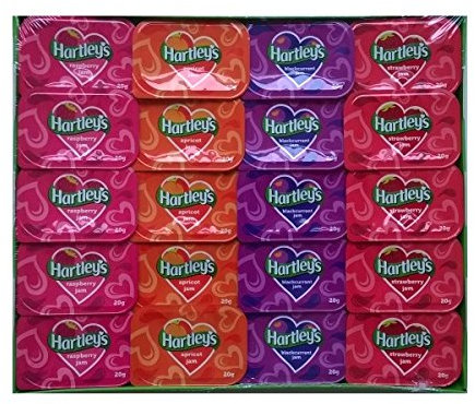 Hartley’s Jams, Individual Portions, Assorted Flavours - 20 g, 20
